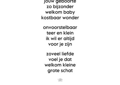 jouw geboorte